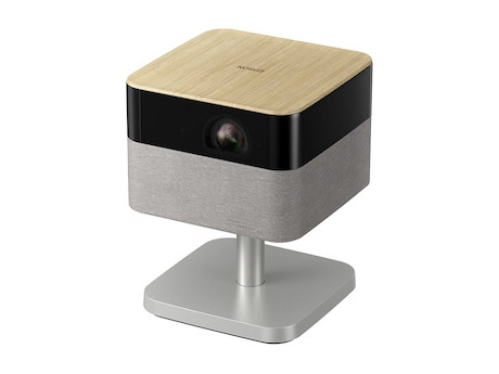 Epson Lifestudio Flex EF-72 Eiche: Eleganter 1.000 Lumen 4K UHD Triple-LCD-LED-Beamer
