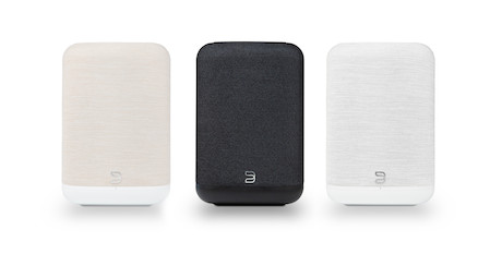 Bluesound PULSE FLEX drahtloser All-in-One-Streaming-Lautsprecher in beige