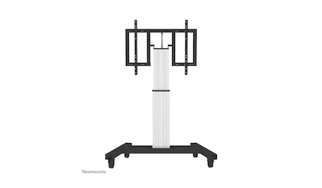 Neomounts Plasma-M2500T Rollwagen mit motorisierter Höhenverstellung für 42-100" Displays in Silber