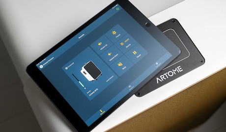 Artome M10 AV-Medienmöbel mit integriertem Soundsystem und flexibler Projektoraufnahme für große Umg