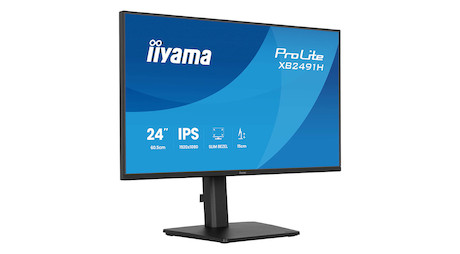 iiyama ProLite XB2491H-B1 24" Monitor mit IPS-Panel-Technologie, 120 Hz Bildwiederholfrequenz und vi