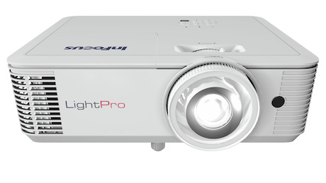 InFocus Vista II IN0048ST Beamer mit Short-Throw, Full HD & 4.000 Lumen für Klassenräume und Büros -