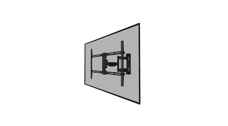 Neomounts WL40-550BL16 TV-Wandhalterung 40-65" - volle Bewegung - einfache Installation - 200 x 100