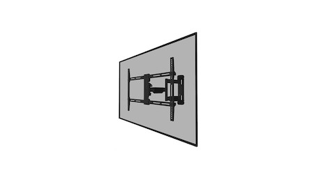 Neomounts WL40-550BL16 TV-Wandhalterung 40-65" - volle Bewegung - einfache Installation - 200 x 100