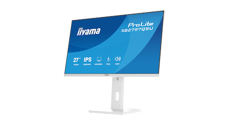 iiyama ProLite XB2797QSU-W1 27" QHD-IPS-Monitor mit vierseitig schmalem Rahmen, ergonomischem Standf