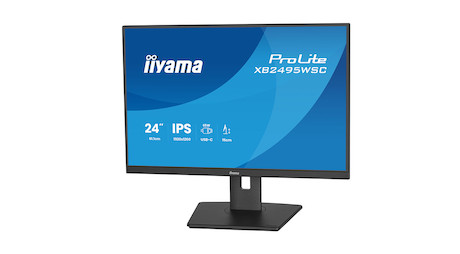 iiyama ProLite XB2495WSC-B1 24.1" WUXGA-IPS-Monitor mit USB-C (65 W)
