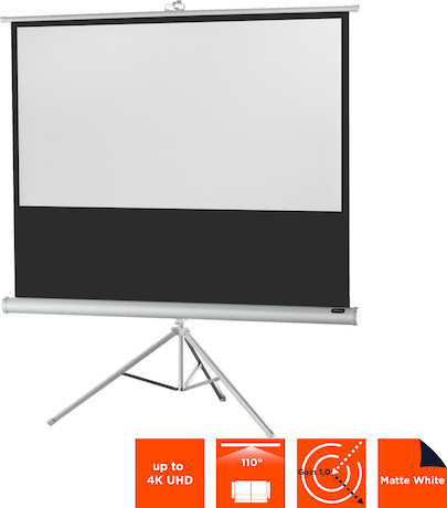 celexon Stativleinwand Economy 133 x 75 cm - White Edition