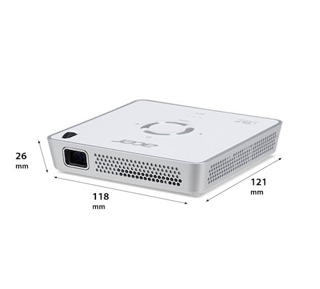 Acer C101i Mini Beamer mit 150 ANSI-Lumen und WVGA Auflösung