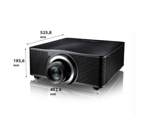 Optoma ZU1050 (ohne Objektiv) Beamer mit 9500 ANSI-Lumen und WUXGA Auflösung