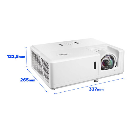 Optoma ZH406ST weiß Kurzdistanz- Beamer mit 4200 Lumen und Full-HD