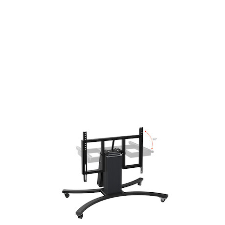 celexon Expert elektrisch höhenverstellbarer Display-Rollwagen Adjust-V4275B mit Kippfunktion - 70cm
