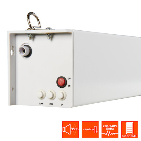 celexon Batterie Leinwand V2.0 Motor Professional Plus 320 x 180 cm