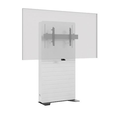 Hagor CON-Line® Big FS Lift 75 - 98" freistehende Medienstele, elektrisch höhenverstellbar