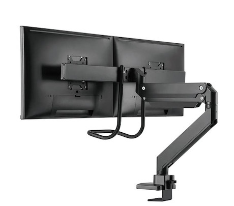 Neomounts NM-D775DXBLACK Tischhalterung für zwei Flachbildschirme bis 32" | 8 kg (pro Bildschirm)