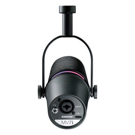 Shure MV7i Mikrofon mit integriertem Interface