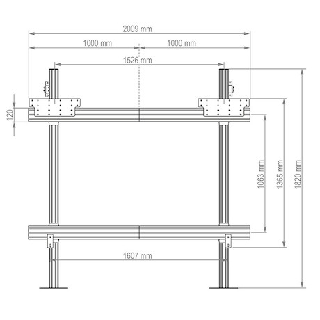 Hagor LED-SBW Samsung IAB 110″ Standsystem zur Boden-Wand Montage | passend für Samsung IAB 110“ |