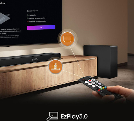 Hisense 5.1.4 Multi Channel Soundbar System AX5140Q in Schwarz