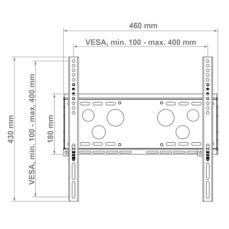 Hagor PLW Säulenadapter - neigbare Halterung zur Adaption an Säulen