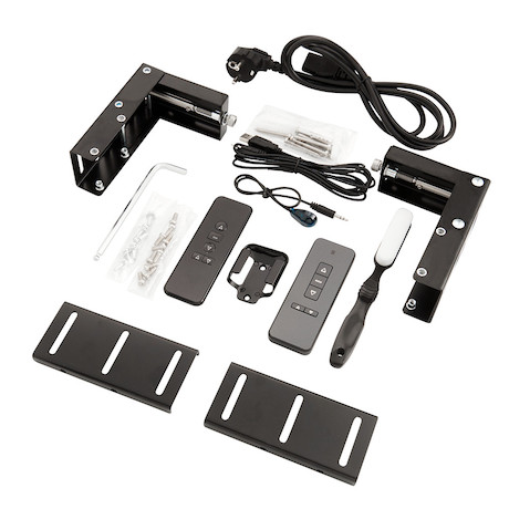 celexon UST Hochkontrast Bodenscheren Leinwand - HomeCinema Plus, 92" schwarz - Demoware