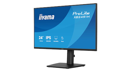 iiyama ProLite XB2491H-B1 24" Monitor mit IPS-Panel-Technologie, 120 Hz Bildwiederholfrequenz und vi