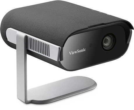 ViewSonic M1E Max Beamer mit 1080p Full HD, Google TV und 360°-Projektion für mobiles Entertainment
