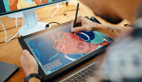 Wacom Cintiq Pro 17 - Kabelgebunden - 382 x 215 mm - USB - 43,2 cm (17") - 16:9 - 3840 x 2160 Pixel
