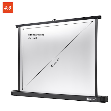 celexon Tischleinwand Professional Mini Screen 81 x 61cm