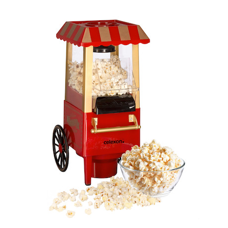 celexon CinePop CP500 Popcornmaschine - Kirmeslook - rot/gold