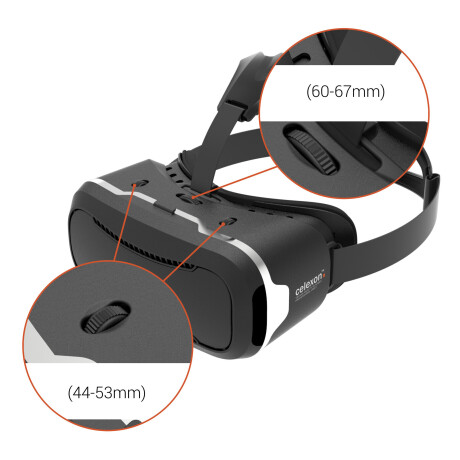 celexon VR 3D Virtual Reality Brille VRG2 - für 3,5”-5,7”