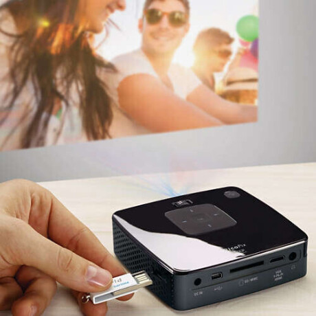 Philips PicoPix PPX3411 Mini Beamer mit 110 ANSI-Lumen und WVGA