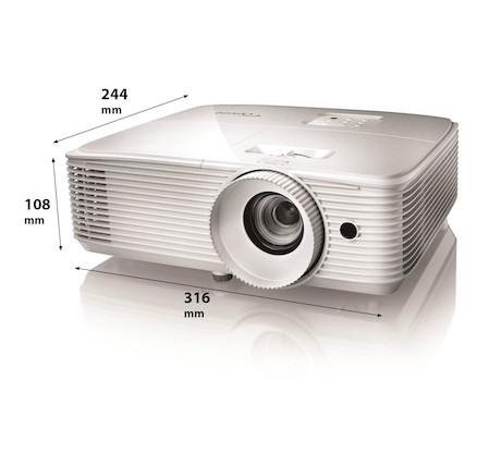 Optoma EH337 Business Beamer mit 3600 ANSI-Lumen und Full-HD Auflösung