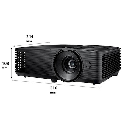Optoma H116 Business Beamer mit 3800 ANSI-Lumen und WXGA Auflösung
