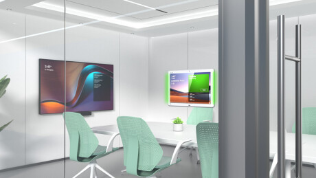 Yealink RoomPanel Plus 10,1" - voll RGB multifunktionales multipoint Raumbuchungsdisplay, Background
