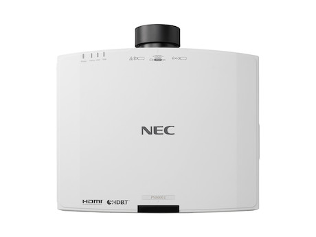 Nec PV710UL-W inkl. NP13ZL Objektiv Laser Beamer mit 7.100 ANSI Lumen