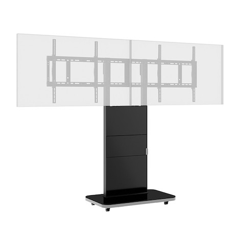 Hagor Pro-Tower M Dual mobiles Standsystem mit VESA-Dualaufnahme