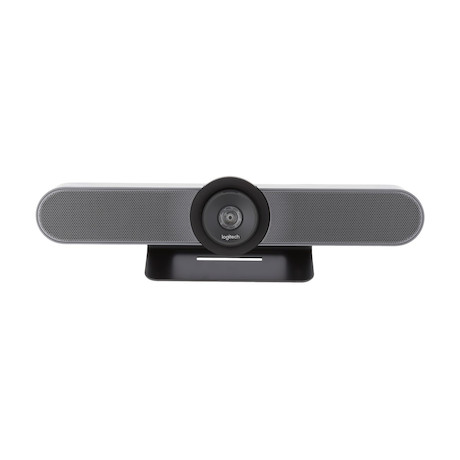 Logitech MeetUp All-in-one Konferenzkamera mit 3840 x 2160 4K UHD, 13 MP, 30 fps & 120° für kleine R