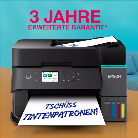 Epson EcoTank ET-3950 A4-Multifunktionsdrucker mit Wi-Fi und AirPrint Tintentank