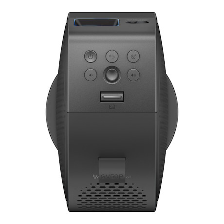 BenQ GV50P Flexibler Full HD Beamer mit Google TV, Deckenprojektion und 2.1 Bass-Sound
