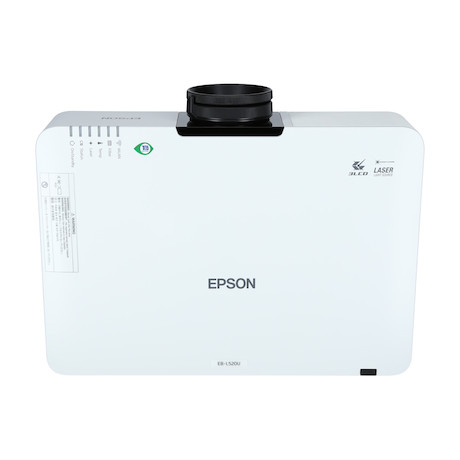 Epson EB-L520U Beamer mit 5200 Lumen, Geometriekorrektur und Miracast-Streaming für Präsentationen u