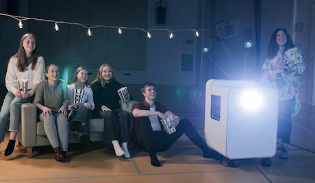 Artome X20 Medienmöbel mit Platz für Hochleistungs-Projektor und inkl. starkem Sound für Events und