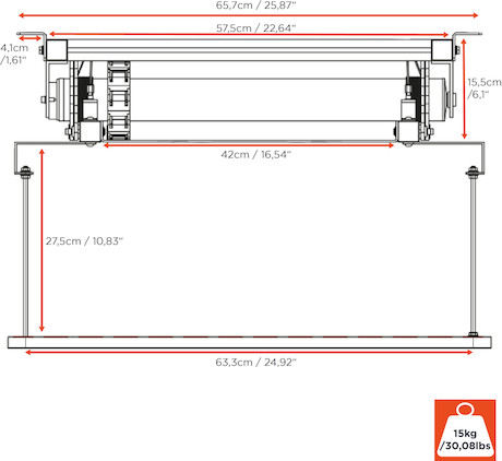 celexon Beamer Deckenlift PL2000 - max. ausfahrbar bis 196 cm - 15kg Traglast