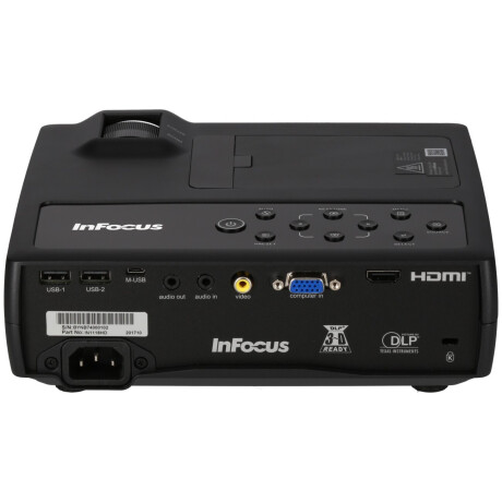 InFocus IN1118HD Mobiler Beamer mit 2400 ANSI-Lumen und Full-HD