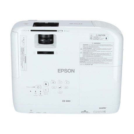 Epson EB-W49 Businessbeamer mit 3800 Lumen und WXGA Auflösung