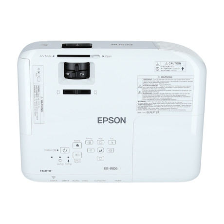 Epson EB-W06 Businessbeamer mit 3700 Lumen und WXGA