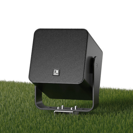 Audac VIRO5D/B 2-Wege Hochleistungs Koaxial-Lautsprecher - U-Bügel - IP55 - 16 Ohm, schwarz