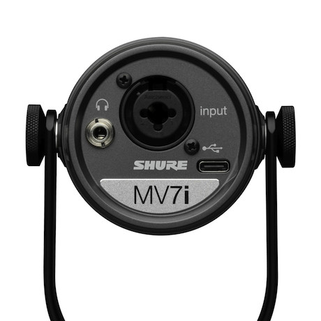 Shure MV7i Mikrofon mit integriertem Interface