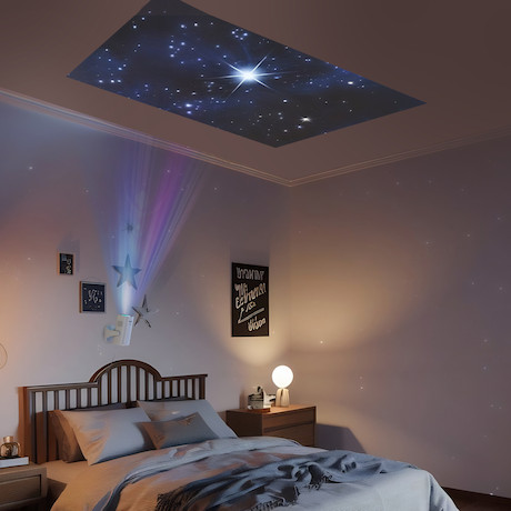 Philips NeoPix 250 Smart Full HD kompakter LED Projektor mit um 180 Grad drehbarem Ständer
