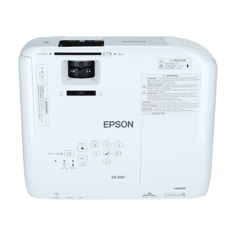 Epson EB-X49 Beamer mit 3600 Lumen, flexibler Positionierung und Netzwerkanbindung für den Bildungsb