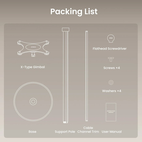 JMGO X-Shaped Bodenständer für JMGO N3 Ultimate