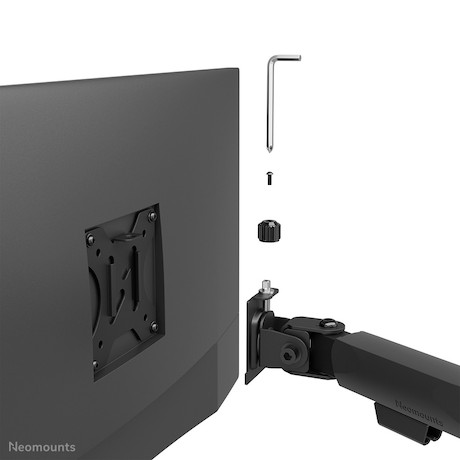 Neomounts DS60-600BL2-2 Quadruple-Monitorarm für vier Monitore bis zu 32 Zoll